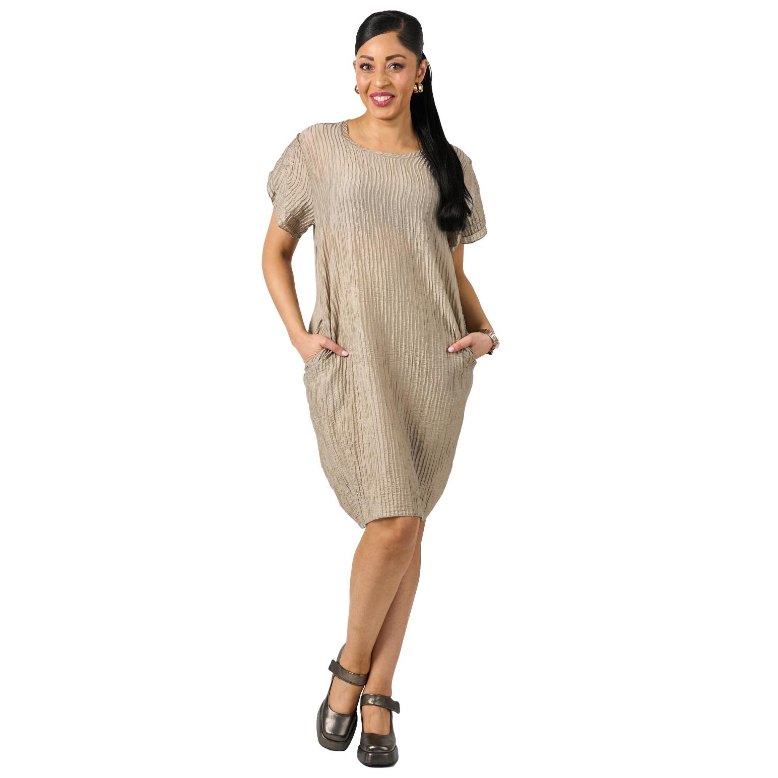 Tadashi Petal Sleeves Dress