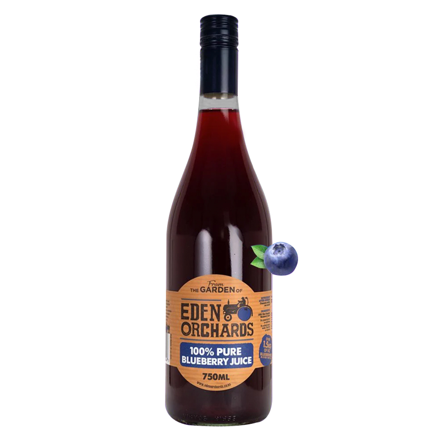 Eden Orchard 100% Pure Blueberry Juice 750ml