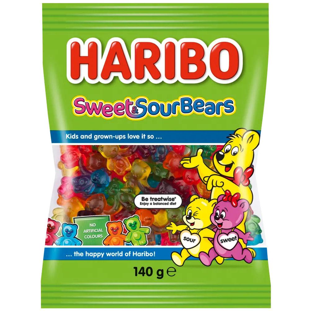 Haribo Sweet & Sour Bears 140g