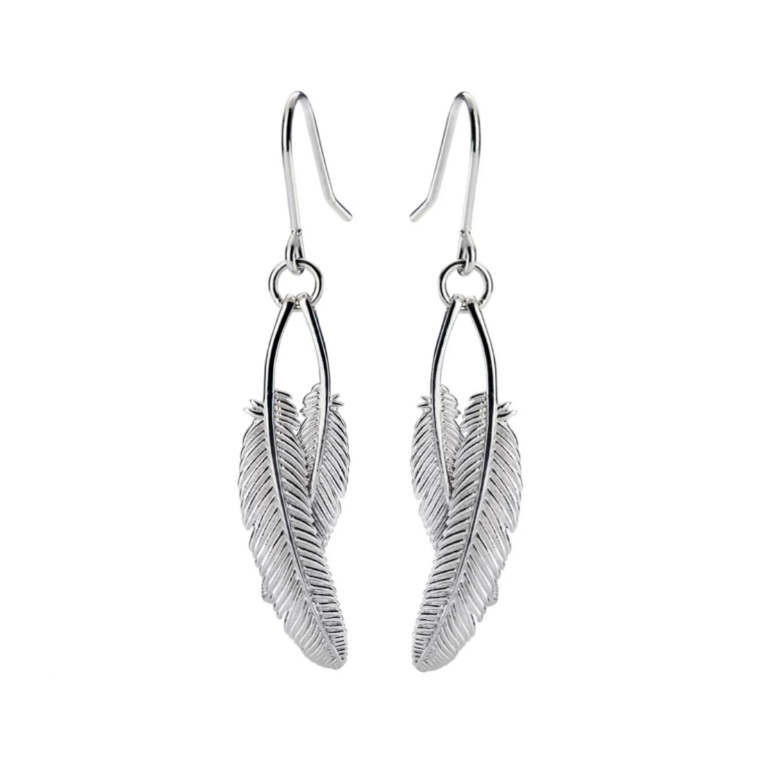 Boh Runga Duo Miromiro Feather Earrings