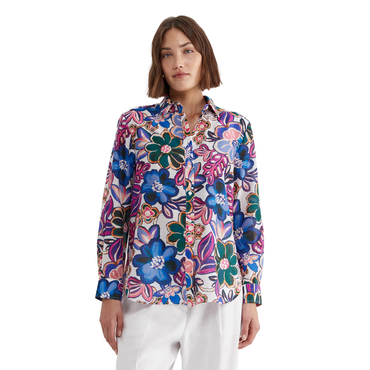 Sportscraft Sara Cotton Silk Shirt