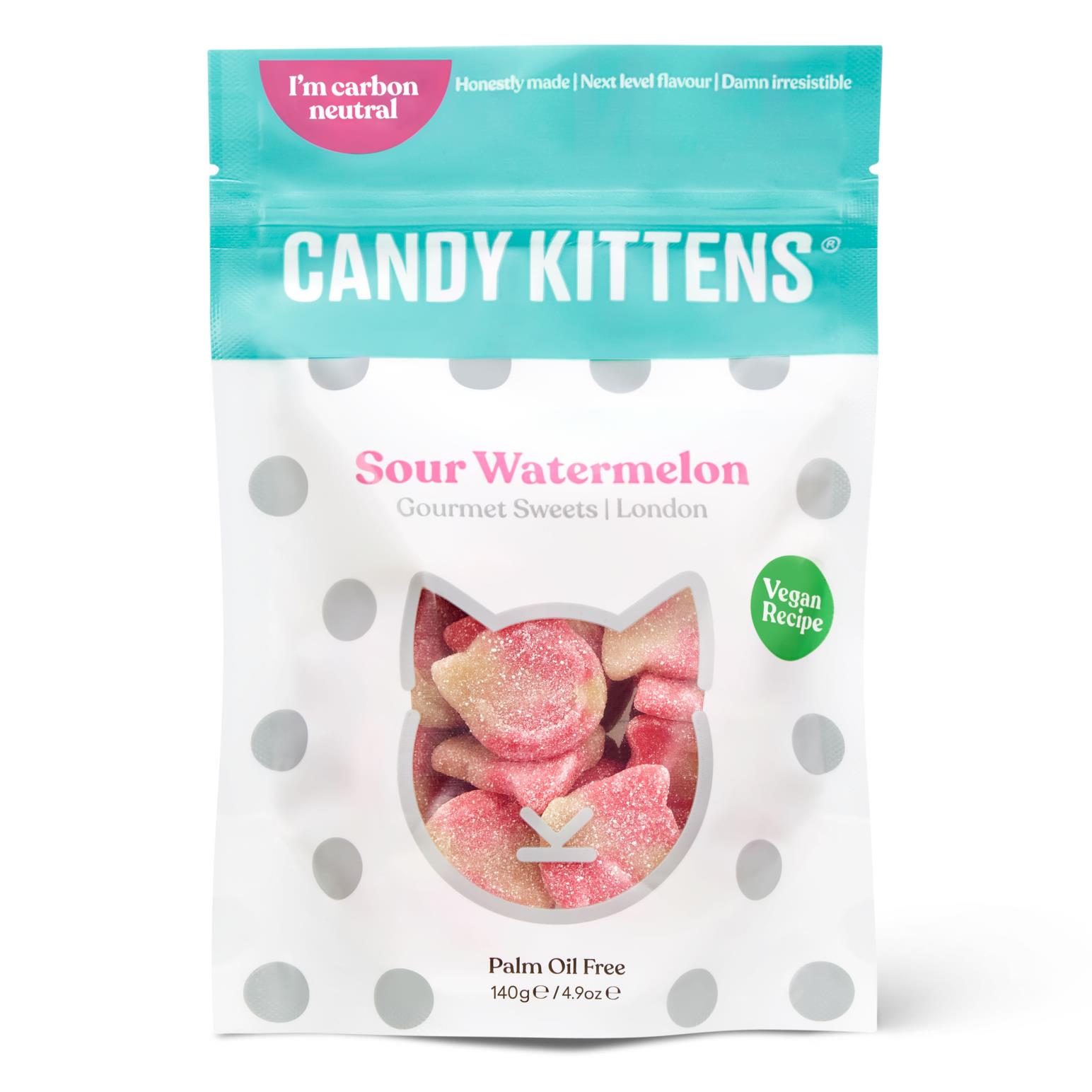 Candy Kittens Sour Watermelon Gummies 140g