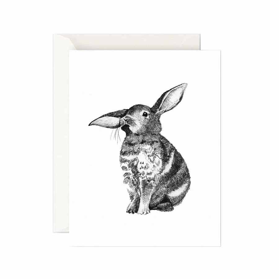 Father Rabbit Stationery Bunny Card