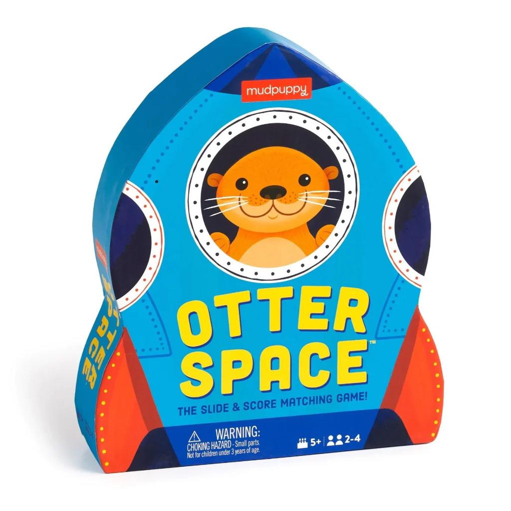 Mudpuppy Otter Space Shaped Box Game