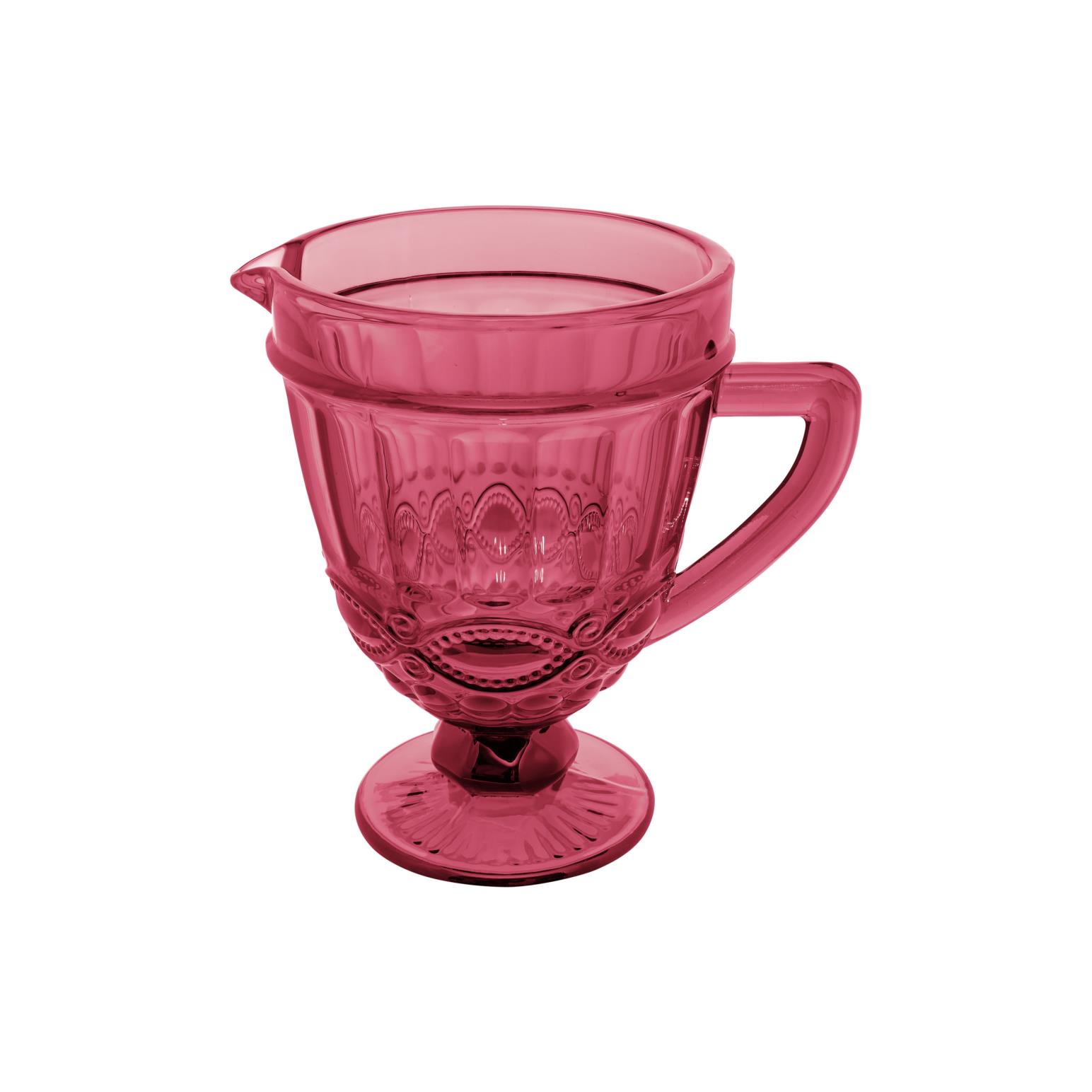 Casa Domani Gabriella Glass Jug 1.1L Pink Gift Boxed