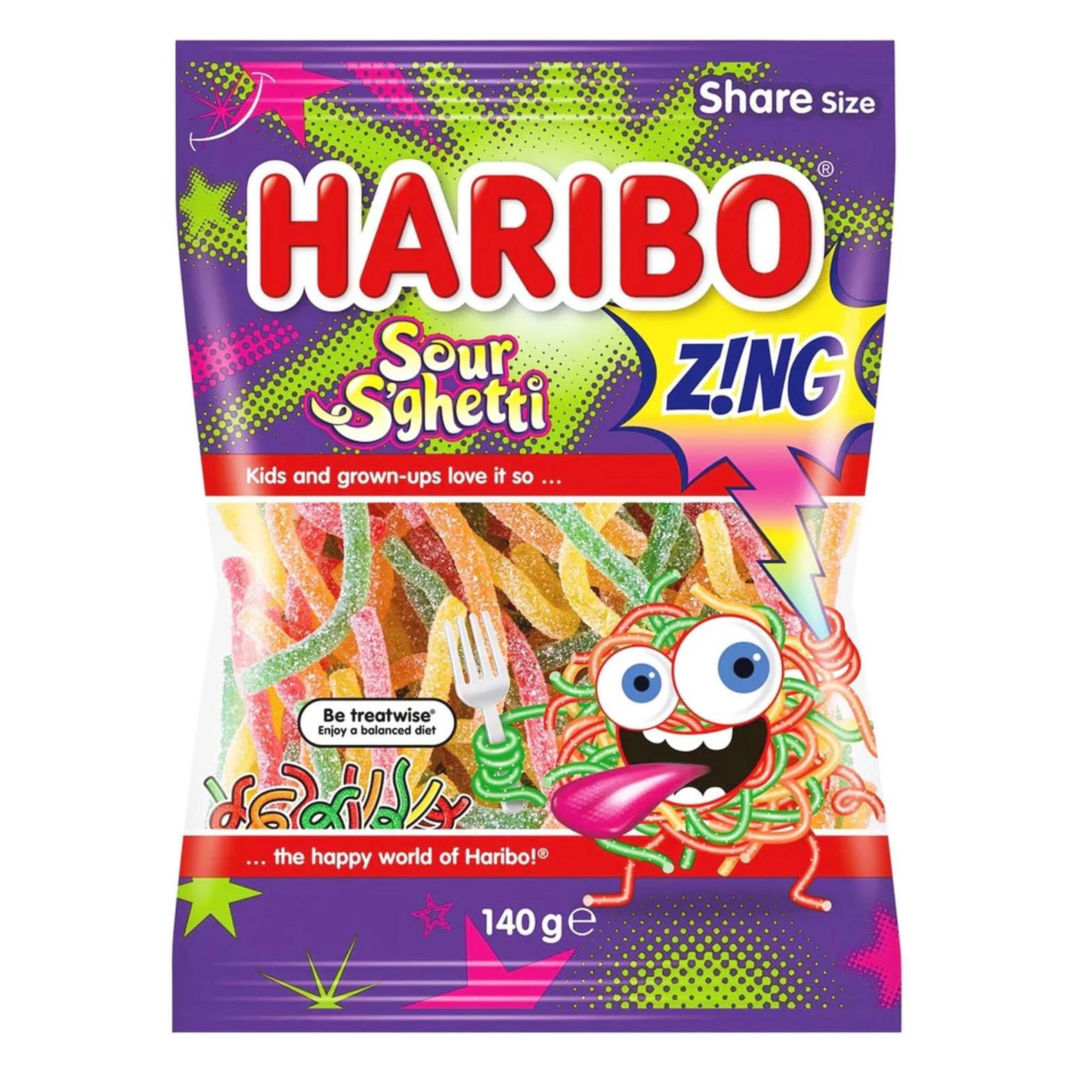 Haribo Sour S'ghetti 140g