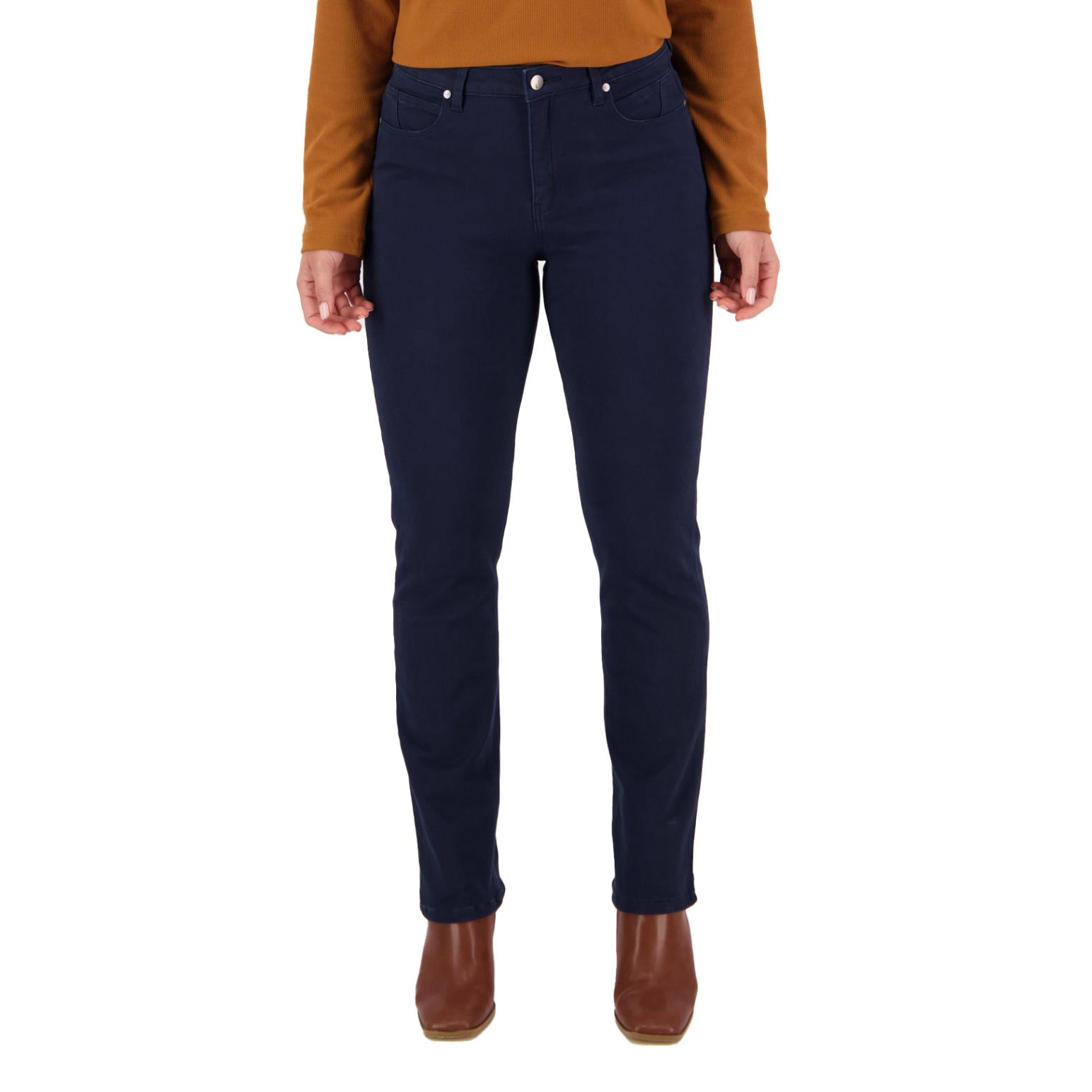 Vassalli Slim Leg Full Length Knit Denim Jean