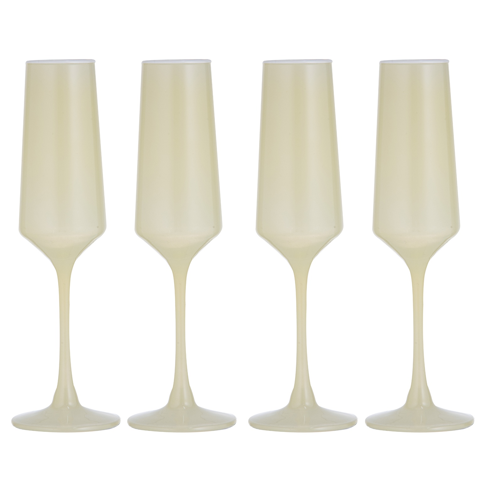 Ladelle Chelsea Lemon Champagne Glass Set Of 4