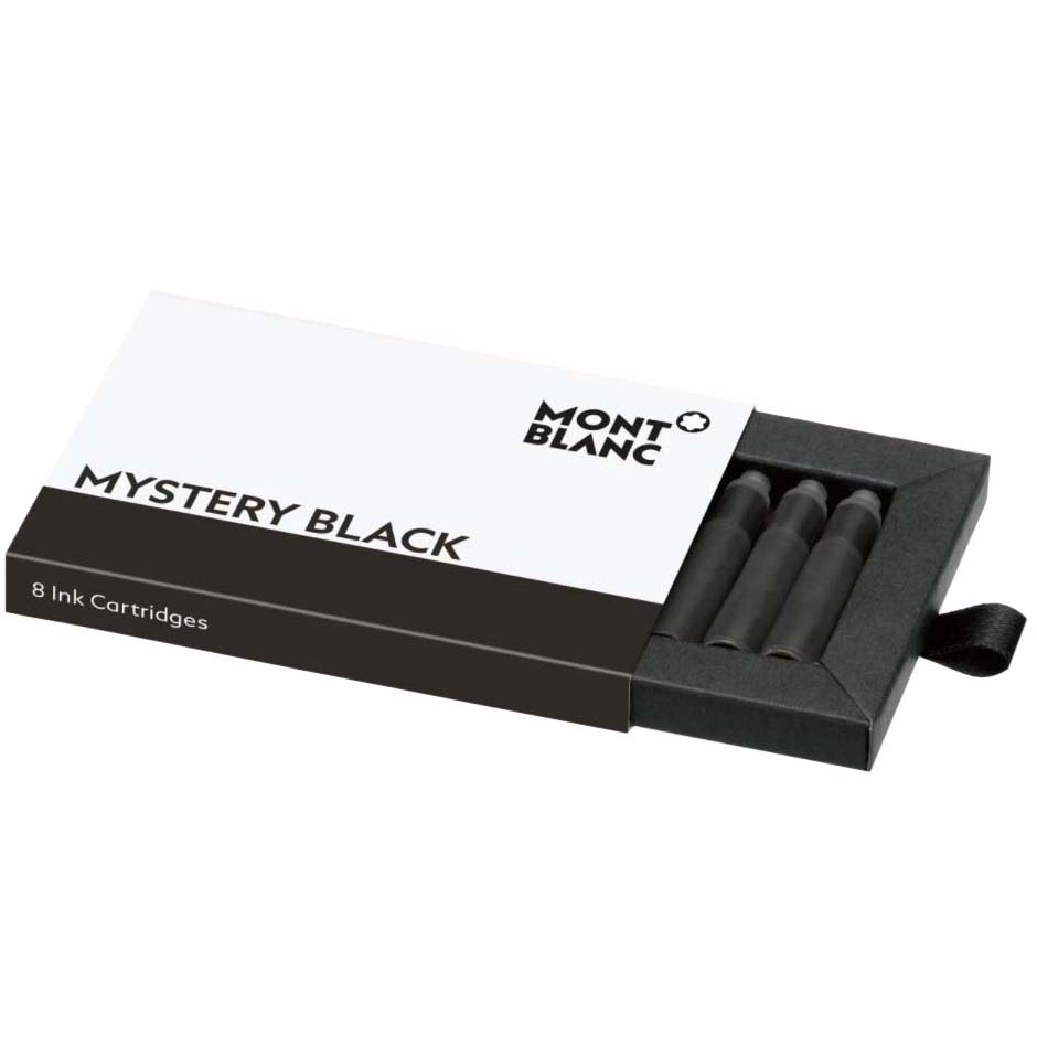 Montblanc - Ink Cartridges Mystery Black 1 Pack = 8 Cartridges