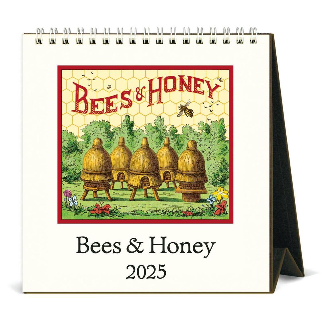 Cavallini Bees & Honey 2025 Desk Calendar