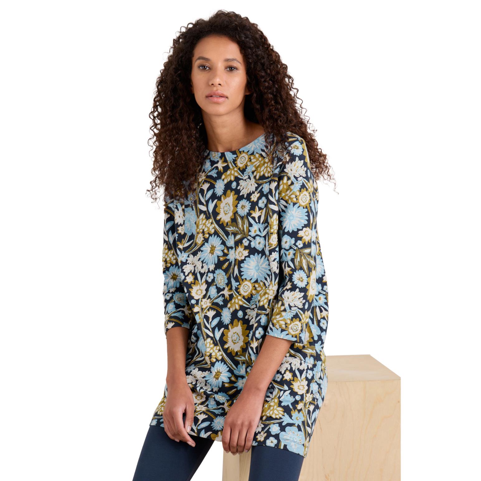 Seasalt Cornwall Shore Foraging Tunic Floral Terrain Maritime