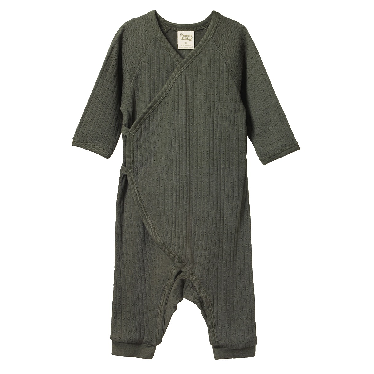 Nature Baby Kimono Stretch & Grow Pointelle