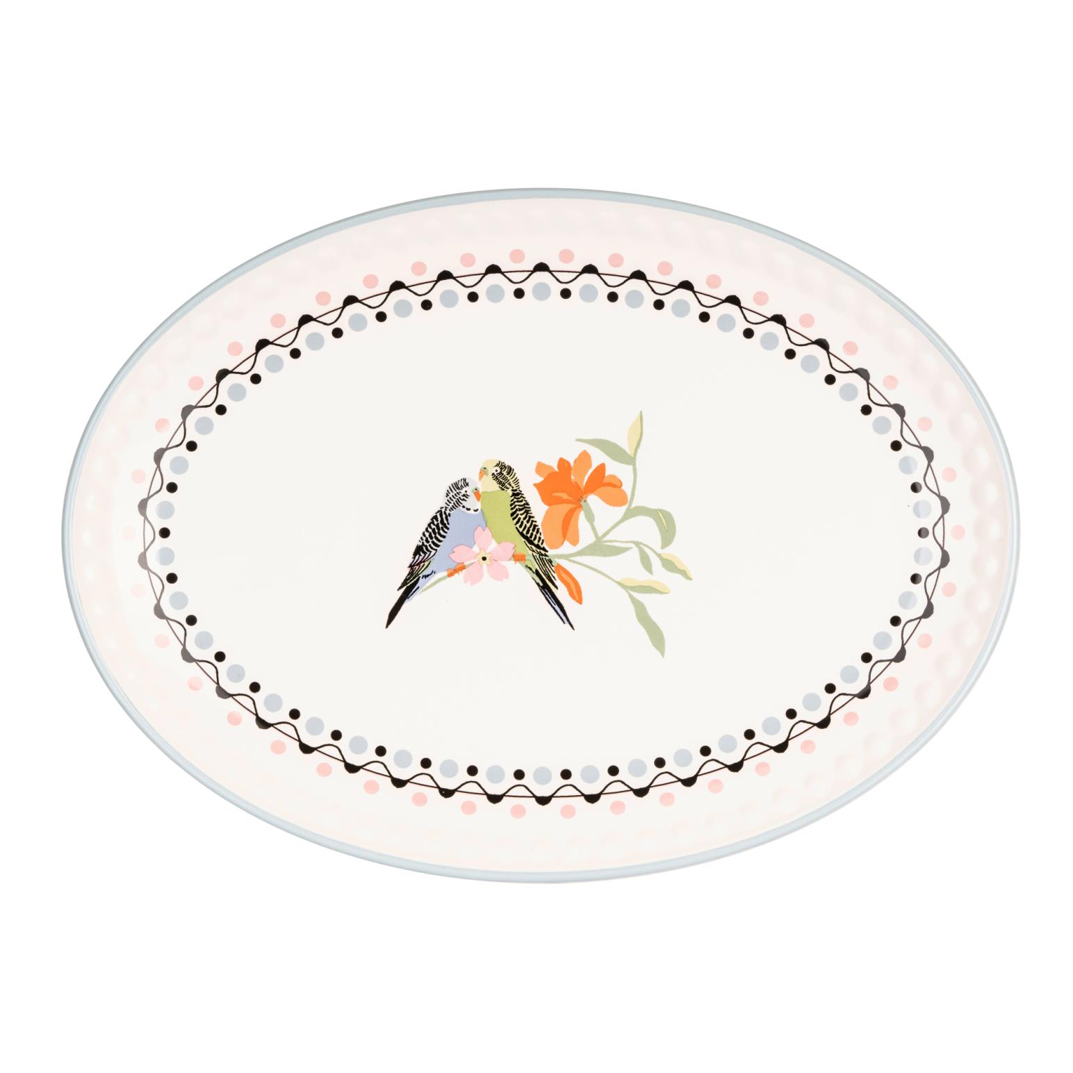 Cath Kidston Painted Table Ceramic Oval Platter 36cm