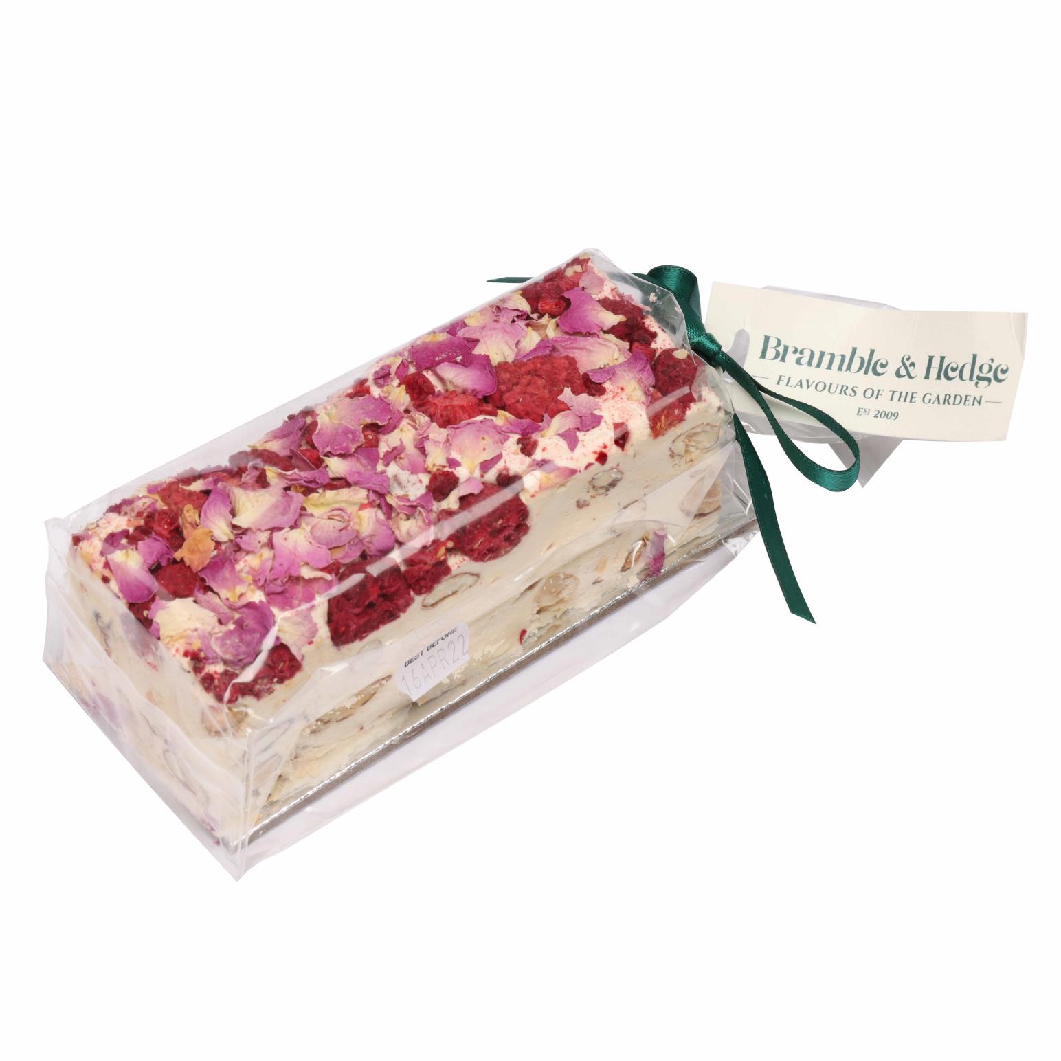 Bramble & Hedge Raspberry & Vanilla Bean Nougat Bar 150g