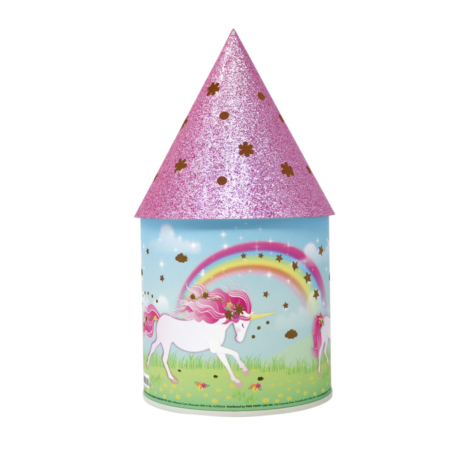 Pink Poppy Stardust Unicorn Lantern