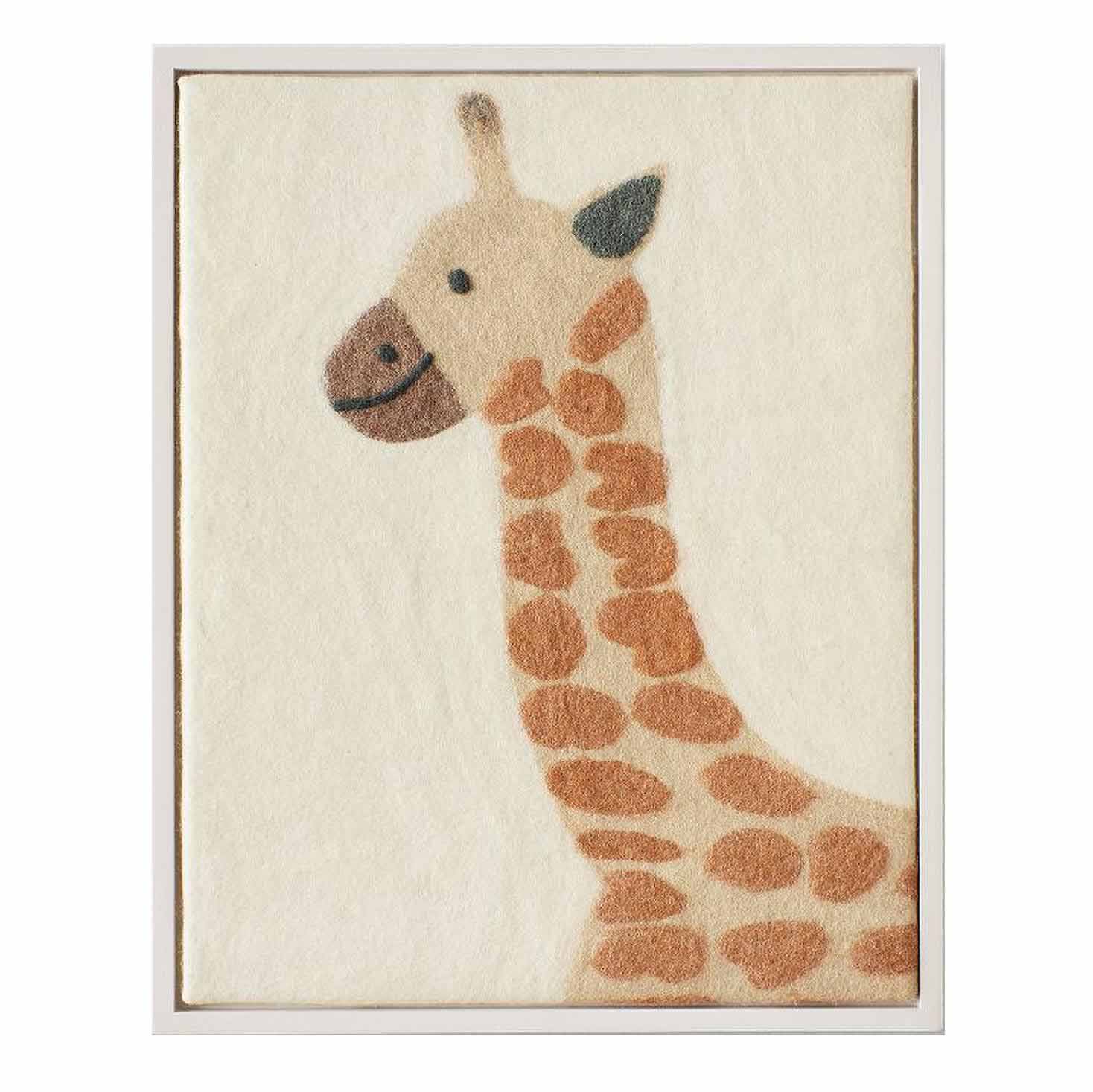 Pottery Barn Kids Felted Wall Art Giraffe