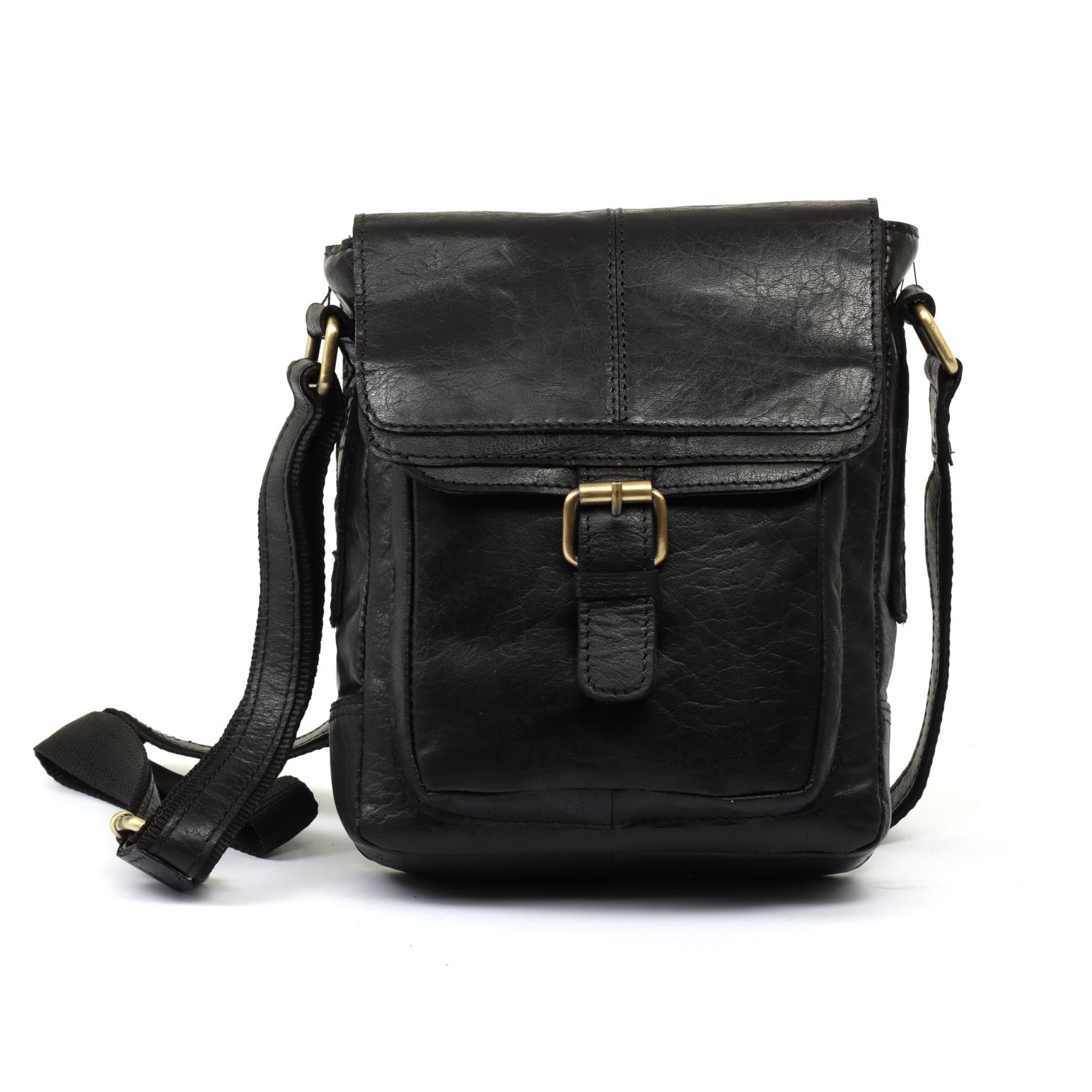 Ashwood Small Leather Man Bag