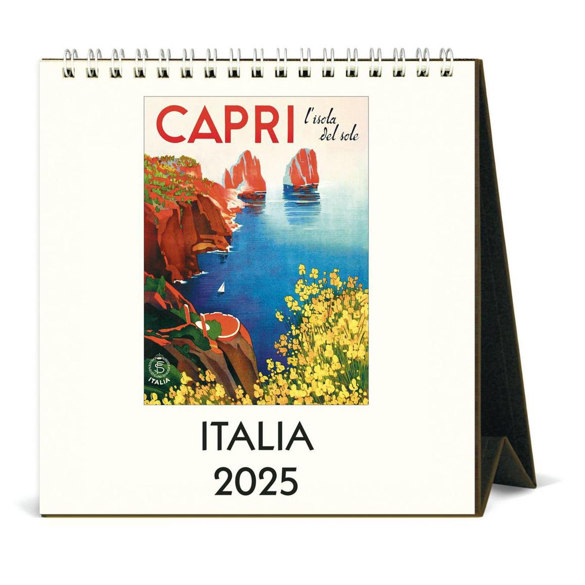 Cavallini Italia 2025 Desk Calendar