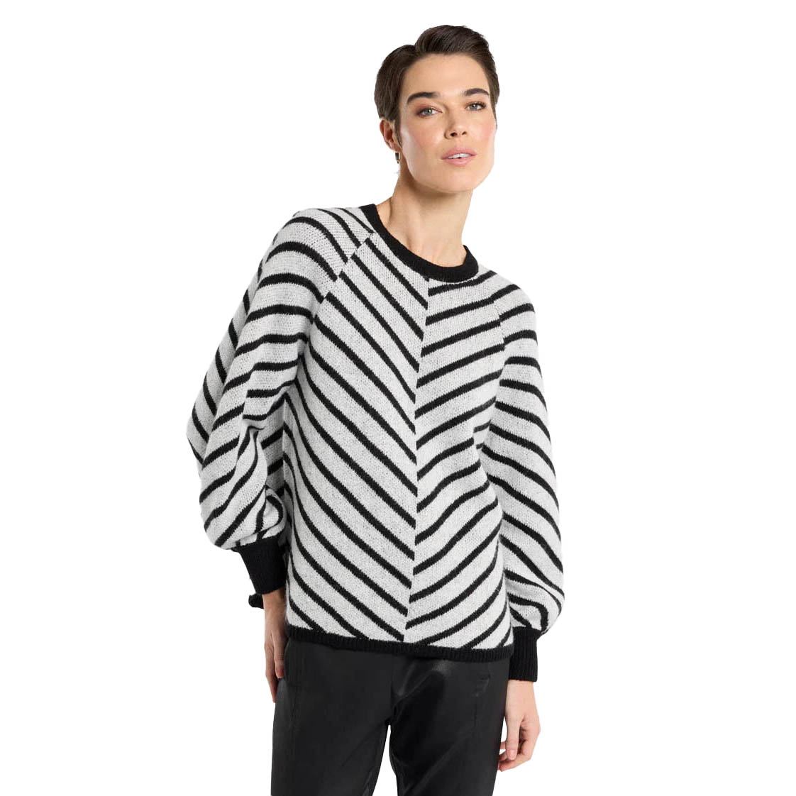 Marco Polo Chevron Stripe Sweater