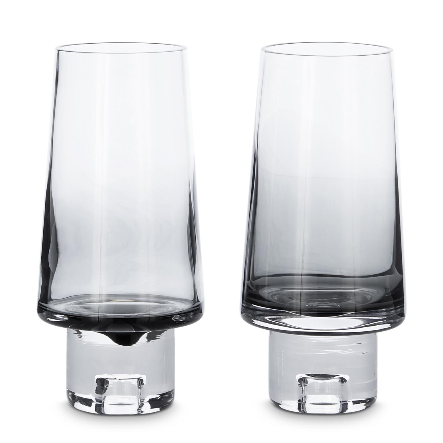 Tom Dixon Tank Black High Ball Glasses Set Of 2