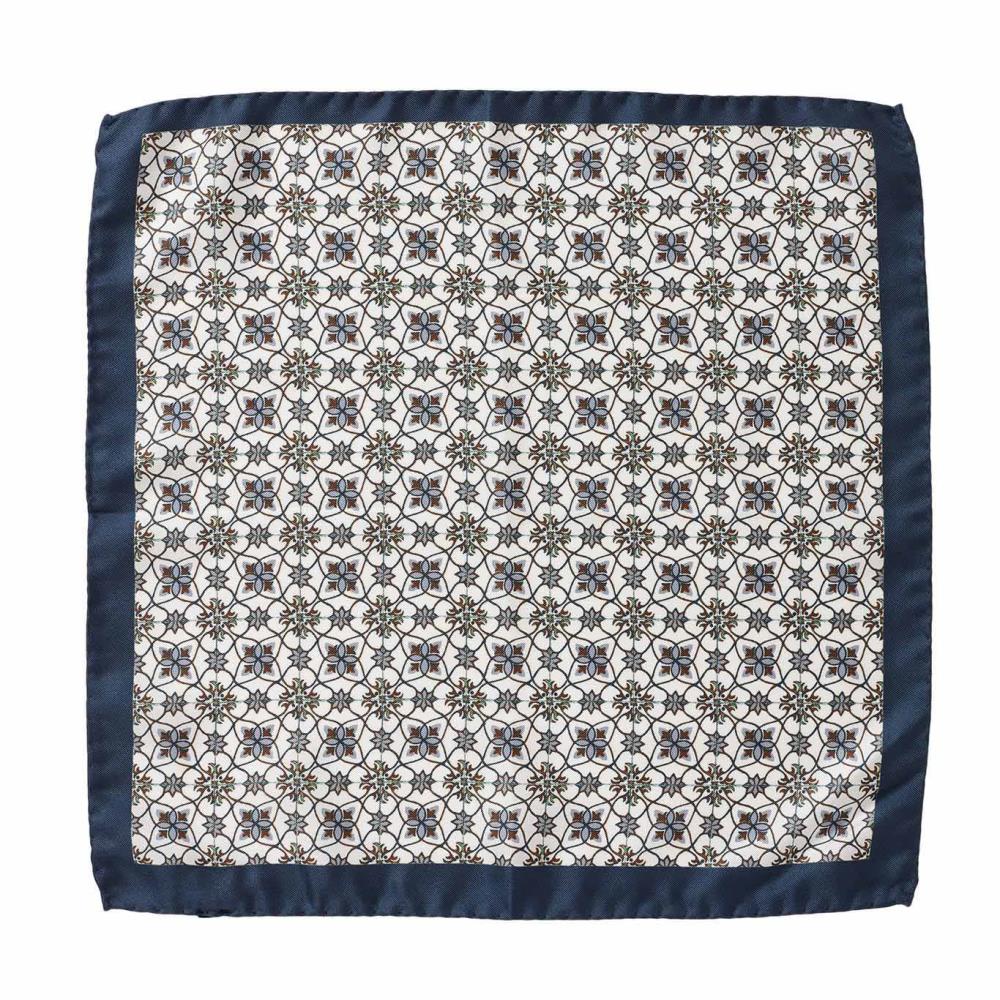 Joe Black Tiles Pocket Square