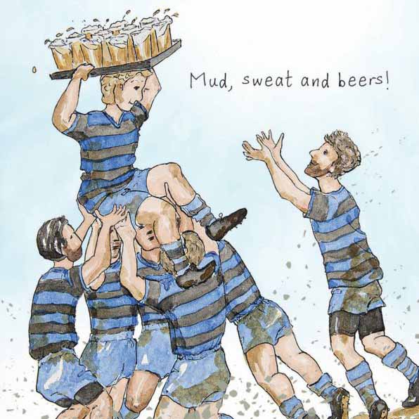 Mud Sweat And Beers Card