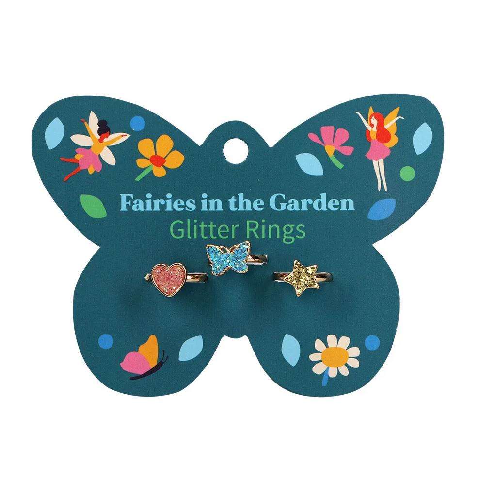 You Monkey Glitter Rings - Fairies In The Garden