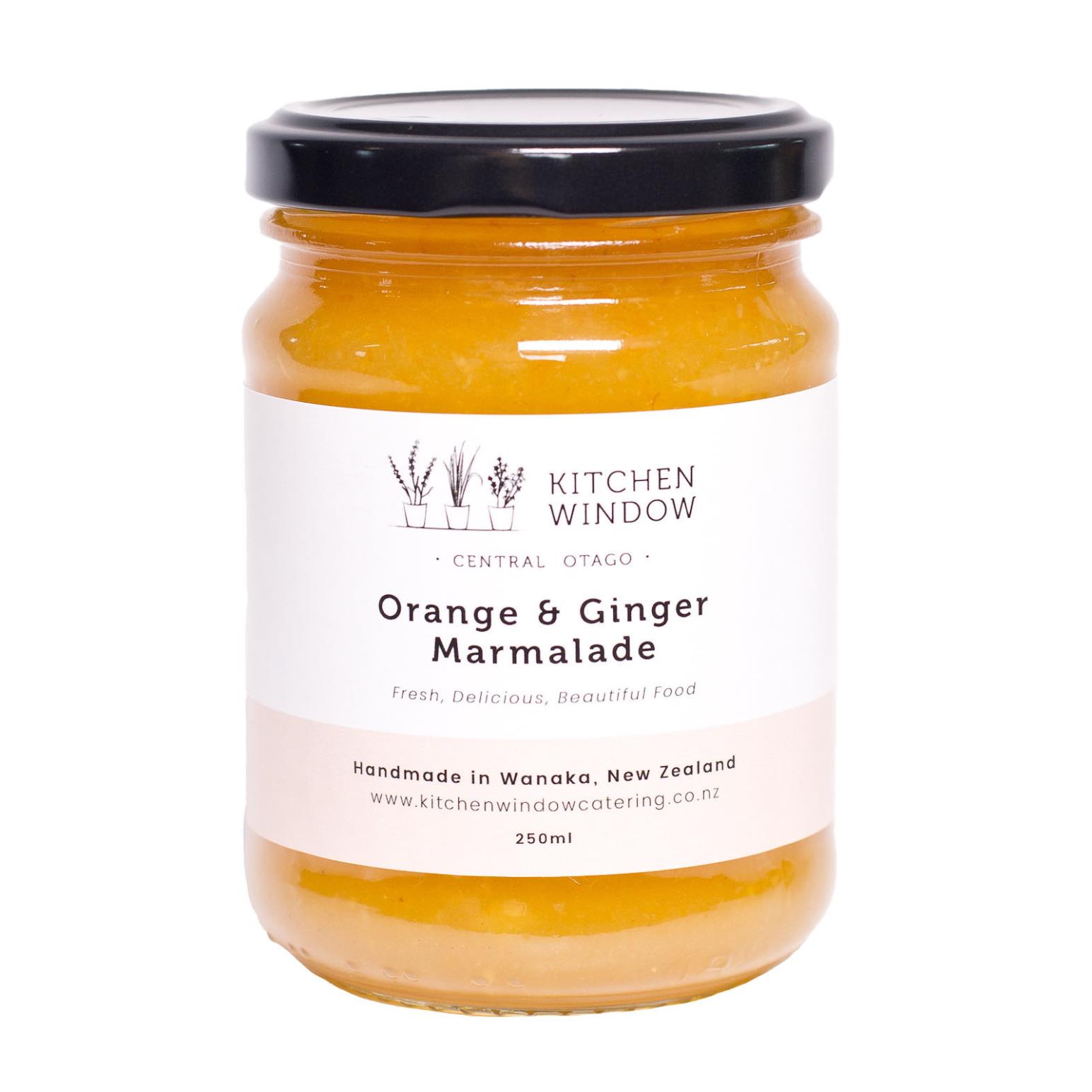 Kitchen Window Orange & Ginger Marmalade 250ml