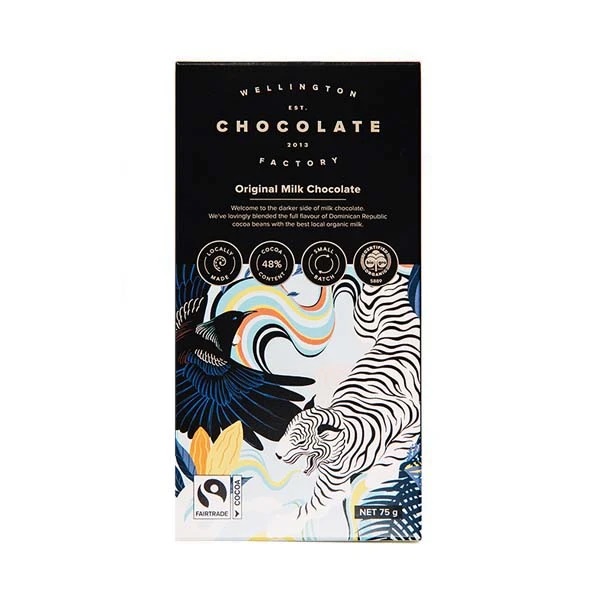 Wellington Chocolate Factory Original Milk Chocolate Bar 75g