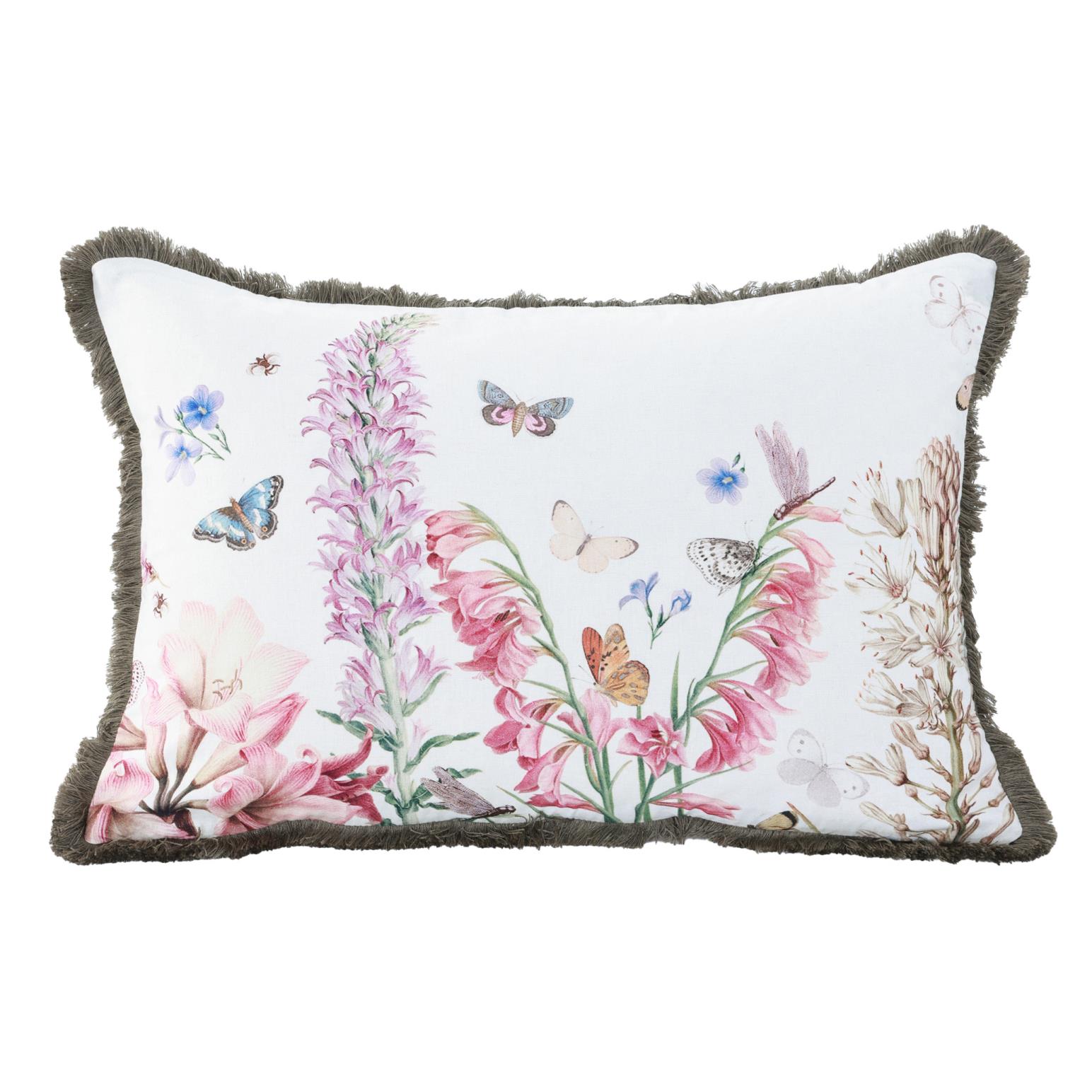 MM Linen Fleur Cushion 60x40