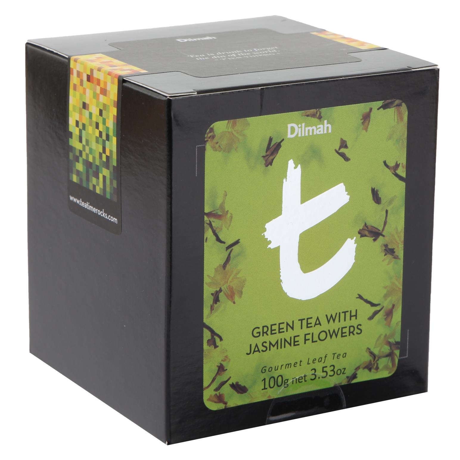 Dilmah Green Tea with Jasmine Flowers Refill - 100g