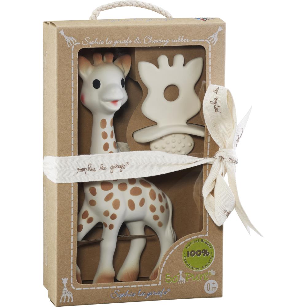 Sophie The Giraffe So Pure Natural Teether Set