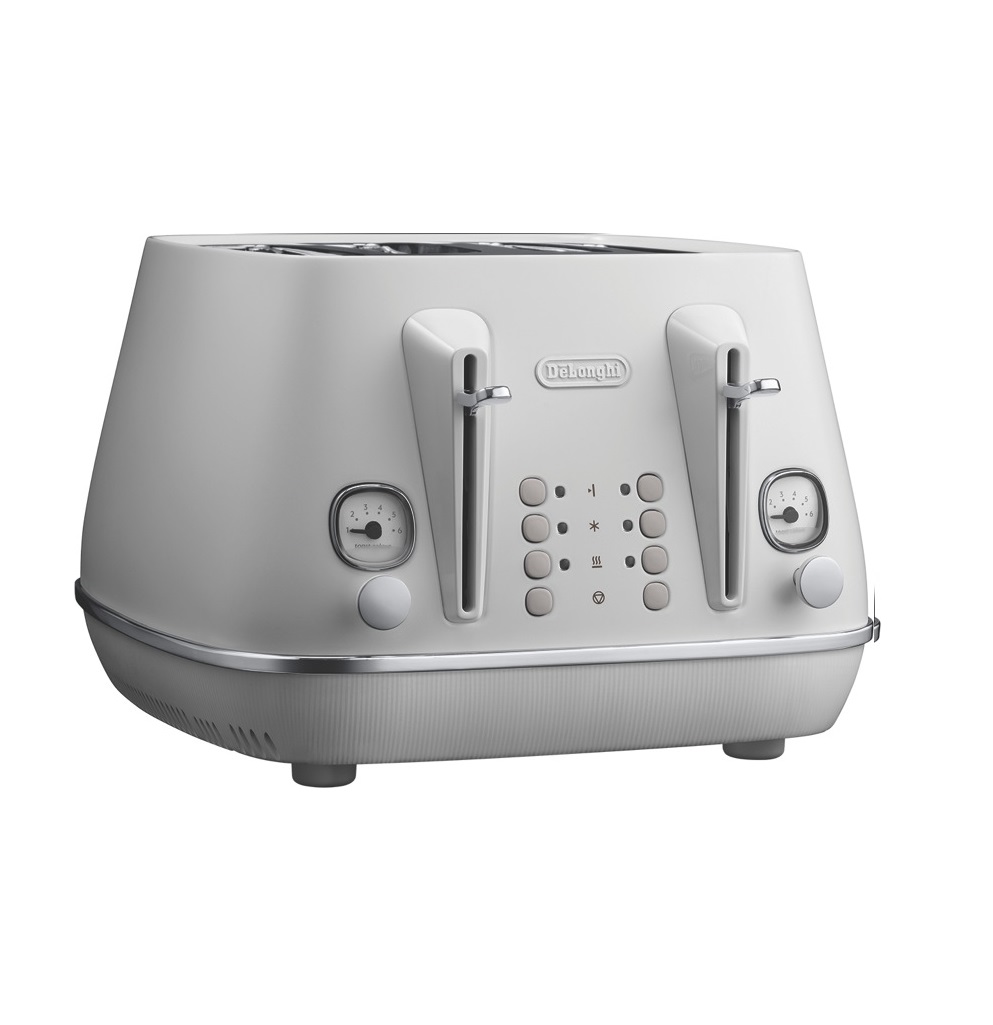 DeLonghi Distinta Moments 4 Slice Toaster White