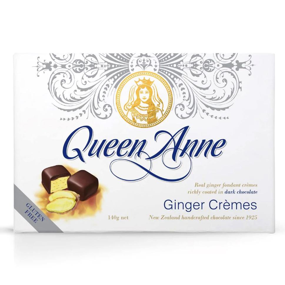 Queen Anne Dark Chocolate Ginger Cremes 140g