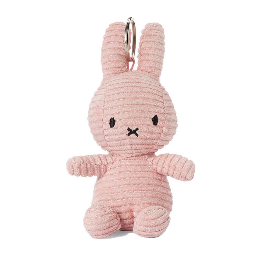 Miffy Plush Miffy Keychain Eco Corduroy Pink 10 cm