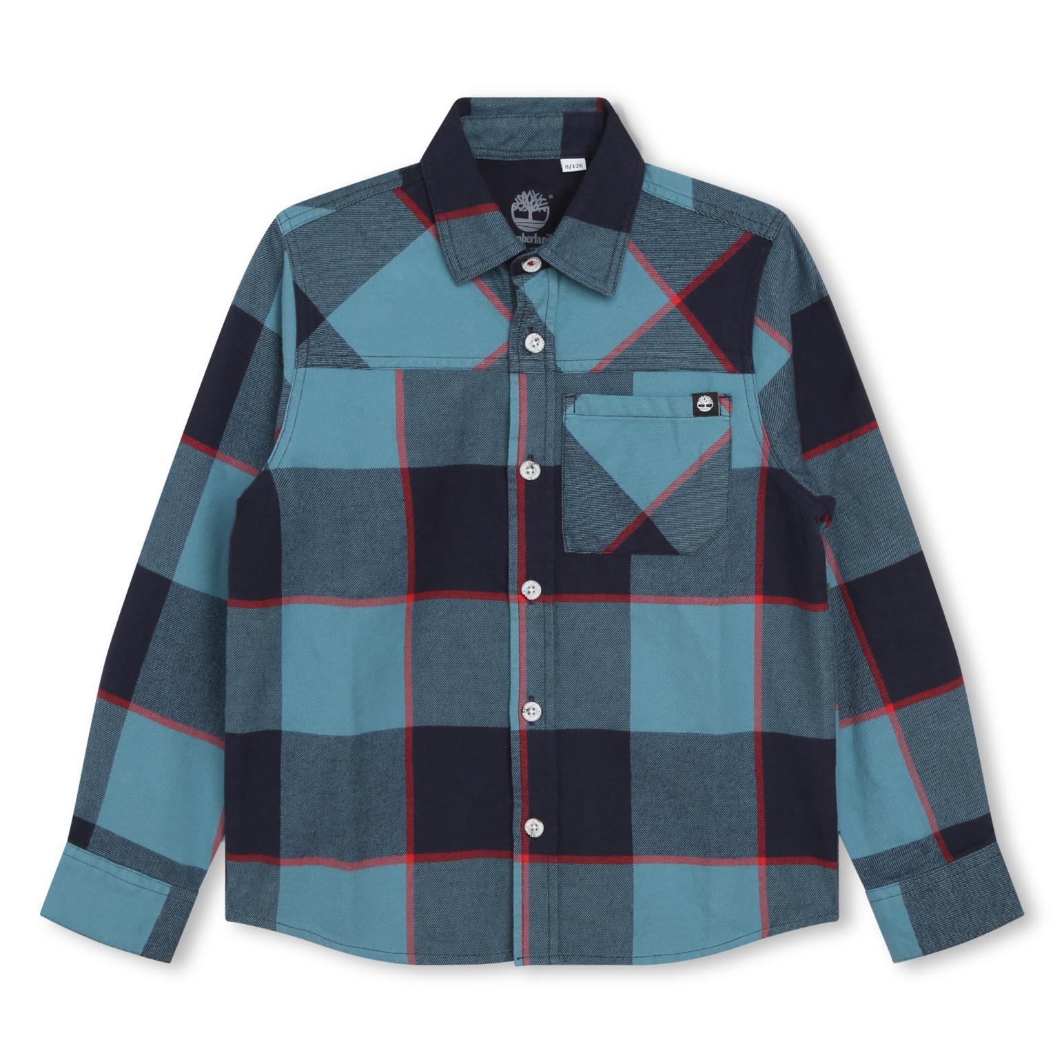 Timberland Twill Checked Shirt 4 - 6Y