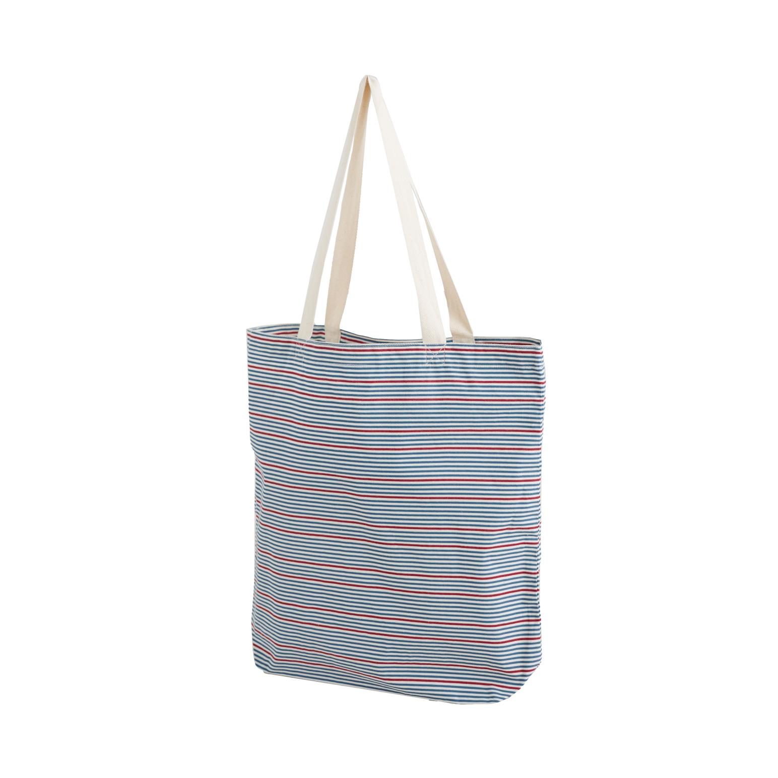 Seasalt Cornwall Foldaway Canvas Shopper Handline Sailboats