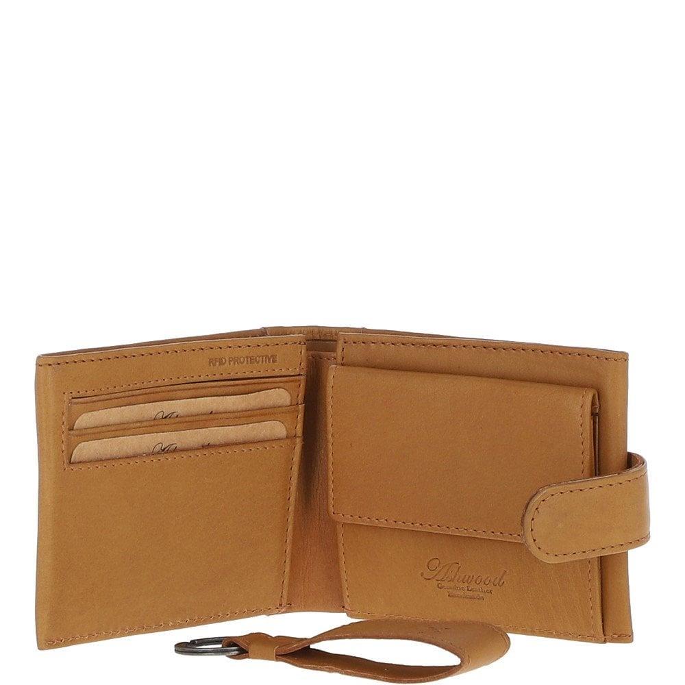 Ashwood Windmere Waxy Wallet & Keyring Gift Set