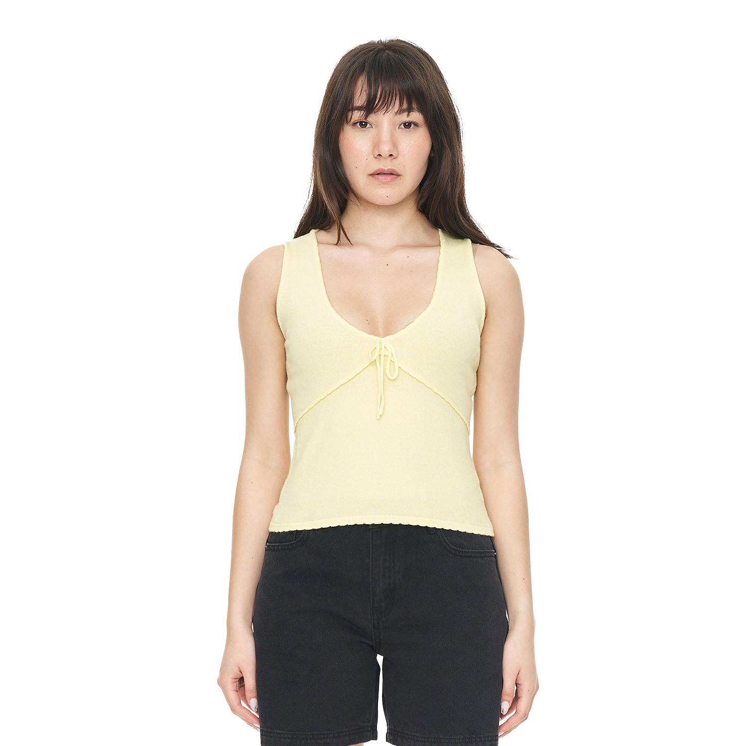 Huffer Kimi V-Neck Knit Top