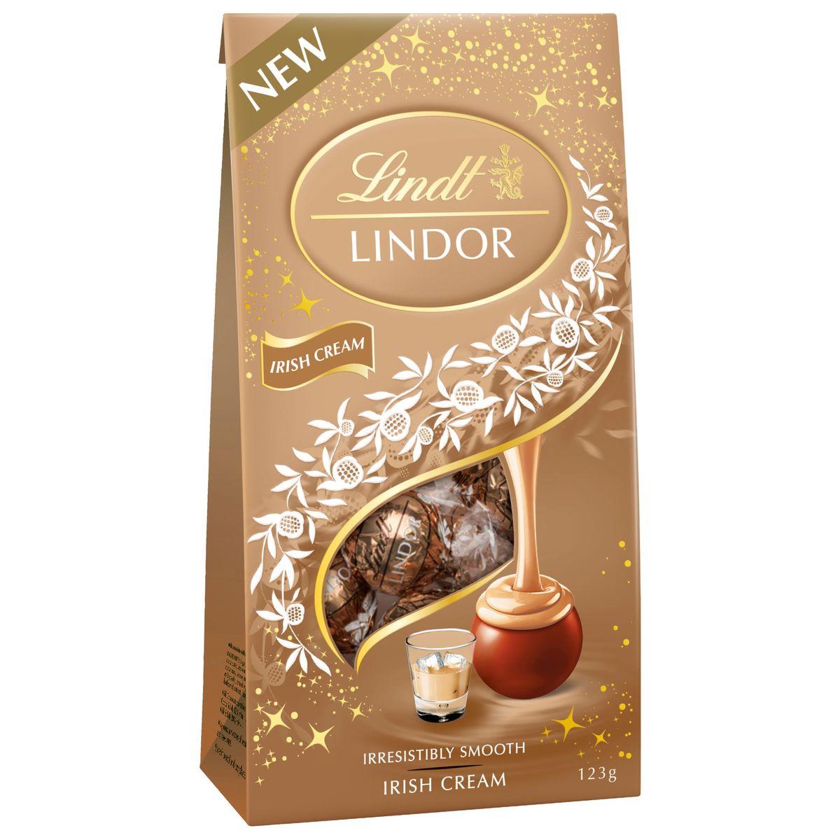 Lindt Lindor Irish Cream Pouch Bag 123g