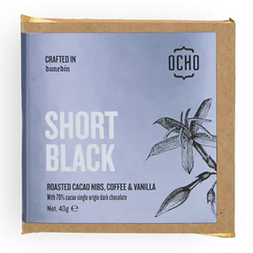 OCHO Short Black Chocolate 40g