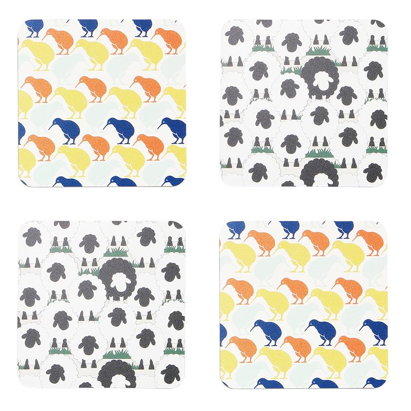 Ian Blackwell Pattern Coasters The Locals Set On Blackstand