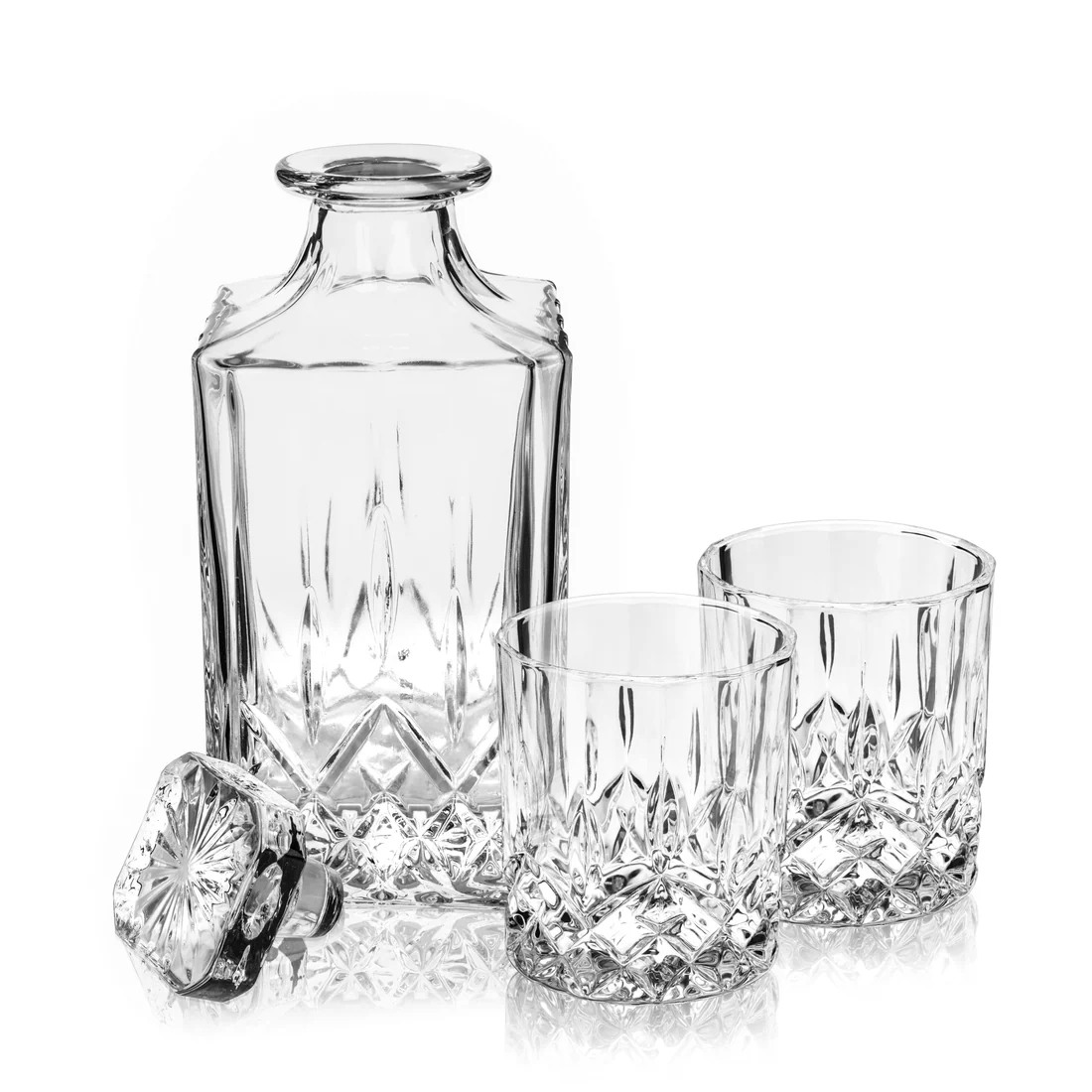 Admiral™ 3-Piece Decanter & Tumbler Set By Viski®