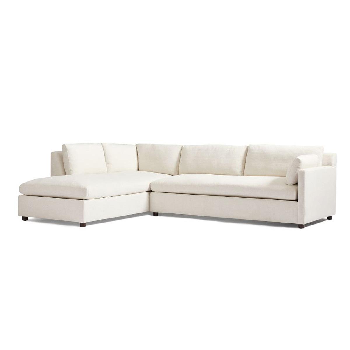 West Elm Marin Ra Sofa + La Terminal Chaise Dove