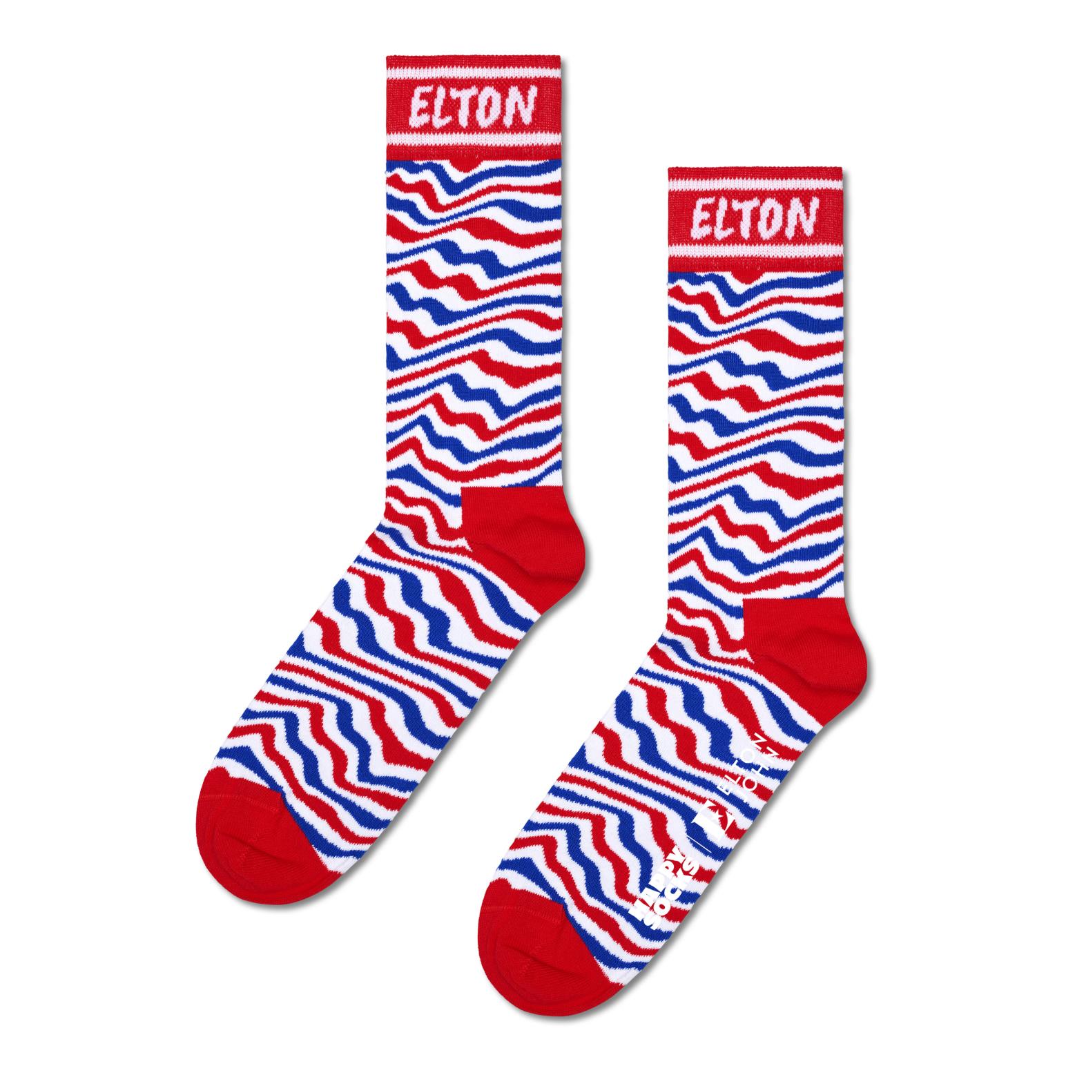 Happy Socks Elton John Striped Sock