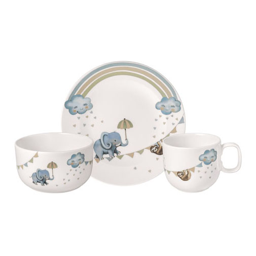 Villeroy & Boch Walk Like An Elephant Children's Crockery Set Of 3 Pieces