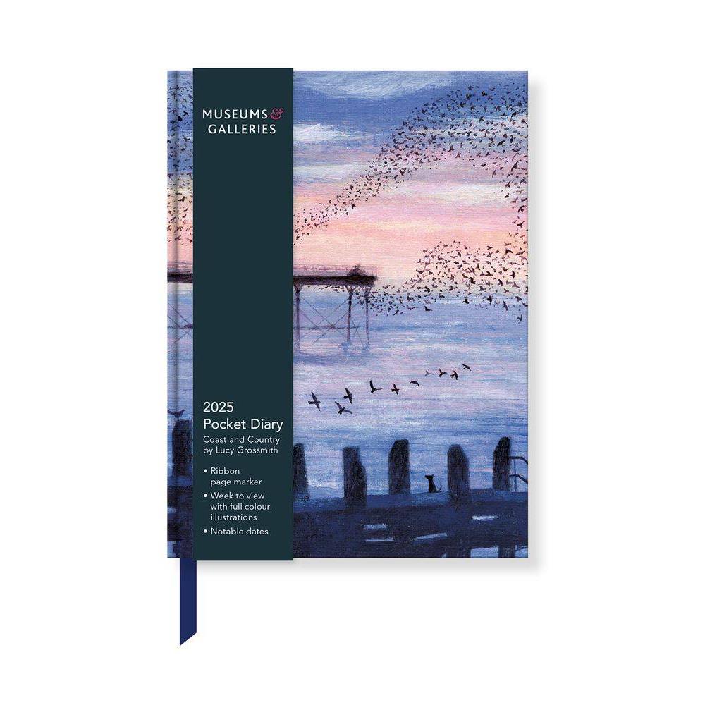 Museums & Galleries 2025 A6 Pocket Diary Coast & Country