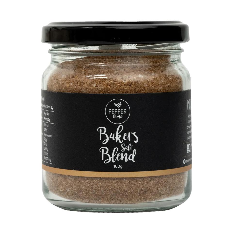 Pepper & Me Bakers Salt Blend 160g Jar