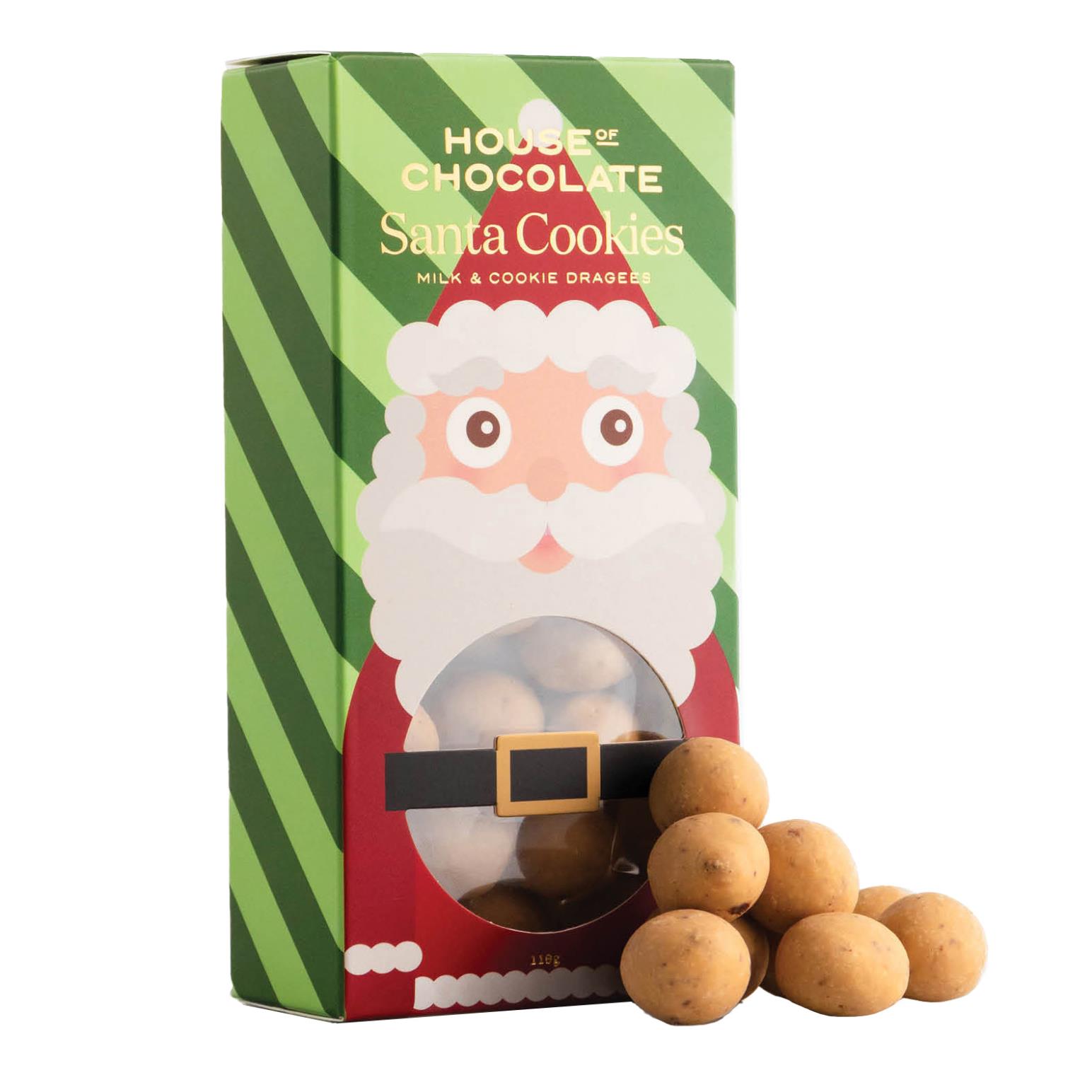 House of Chocolate Santa's Cookies Dragées