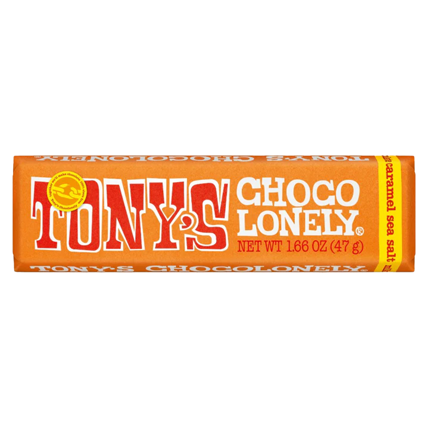 Tony's Chocolonely Milk Chocolate Caramel Sea Salt 32% 47g